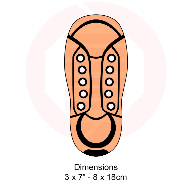 雷射切割svg 向量模板鞋子用於學習繫帶diy - Design Market svg-diy-design-market