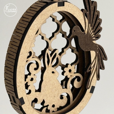 分層復活節彩蛋標籤包 - LaserCutano - 002