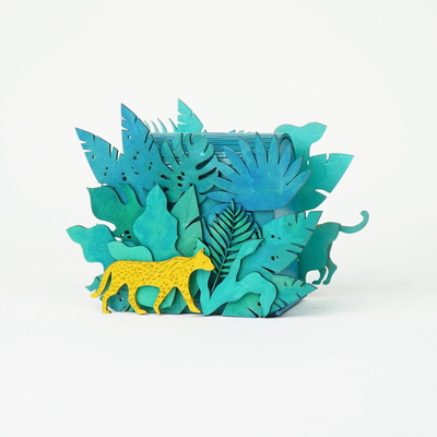 Tiger and its Forest Coin Bank - FLUX Inc - 002