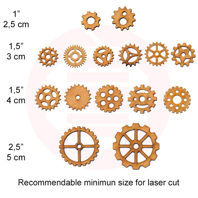 雷射切割 svg 齒輪機械齒輪模板 diy 手工藝品 - Daniel San - 002