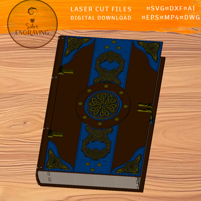 凱爾特書雷射切割文件 - SiArt - 001