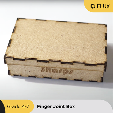 FLUX Curriculum - Finger Joint Box ( for Grade 4 - 7 ) - FLUX Inc - 001