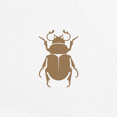 Insect pattern: scarab beetle