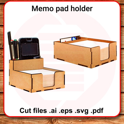 雷射切割 svg 記事本支架辦公桌辦公室整理器 diy