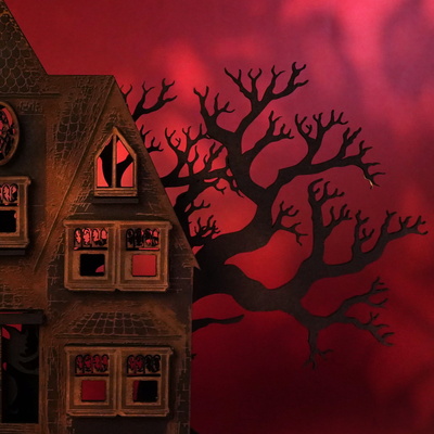 Halloween Decor - Spooky Haunted House - FLUX Inc - 003