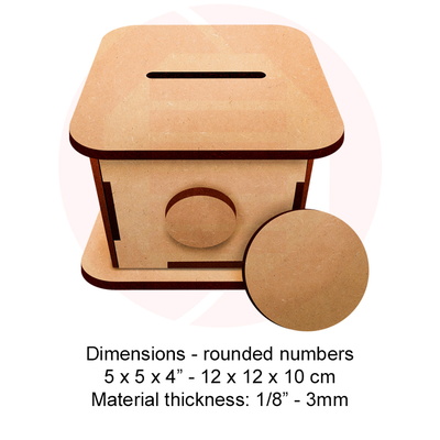 Laser cut Montessori school Permanence box SVG template DIY - Daniel San - 002