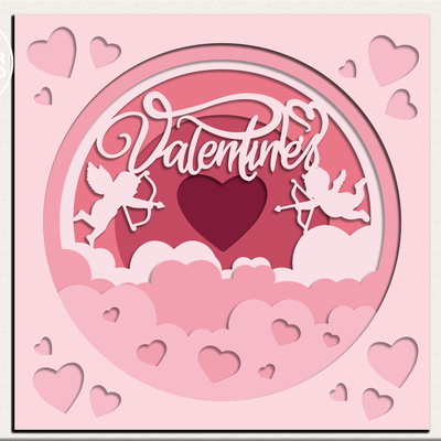 Valentines Day Cut Bundle Gift Decoration Laser Cut Template - LaserCutano - 003