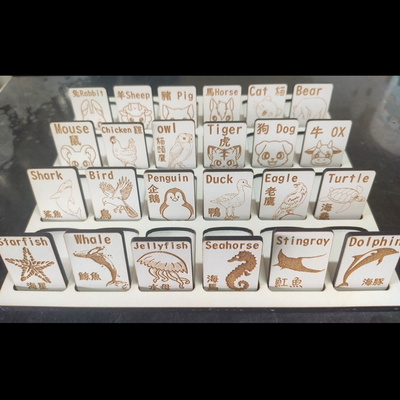 Board game series guess the animal version (24 types)
