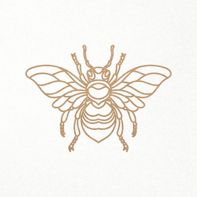 Bee. Honey Bee. Bumblebee. Bumble Bee. SVG DXF PNG files - CraftyKittyArt - 001