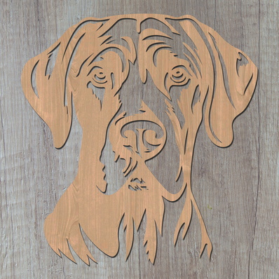 大丹犬雷射 svg - HappyDesignStudio - 002