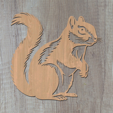 Chipmunk Laser SVG - HappyDesignStudio - 002