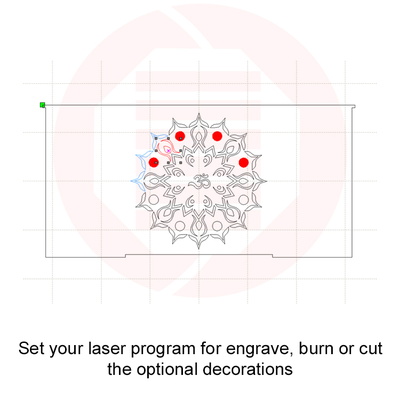 雷射切割木製香盒 glowforge svg 模板 diy - Daniel San - 004