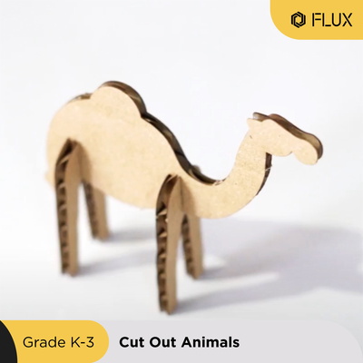 FLUX Curriculum -  Cut out Animals （ for K - Grade 3 ) - FLUX Inc - 001