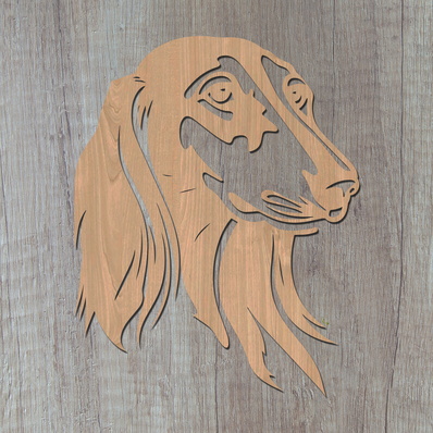 Saluki Laser SVG Cut File - HappyDesignStudio - 002