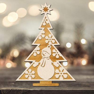 Christmas Decorative Stand Set of 11 - LaserCutano - 004