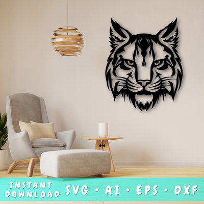 Bobcat Laser SVG - HappyDesignStudio - 001