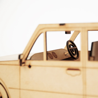 Wooden Model Car Bundle (set of 2) - FLUX Inc - 005