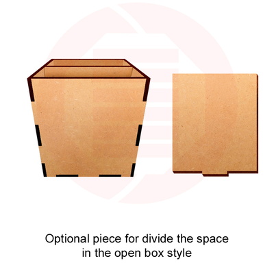 雷射切割 svg 模板鉛筆盒支架辦公桌收納盒 - Daniel San - 003