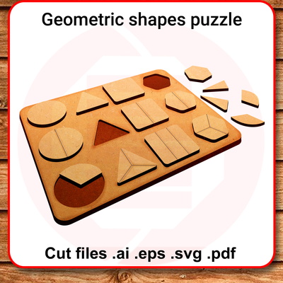 雷射切割 svg 模板幾何圖形 mdf diy