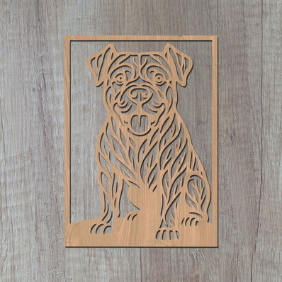 Cane Corso Laser SVG, Cute Dog Laser Cut, Pet Lover Design - HappyDesignStudio - 003