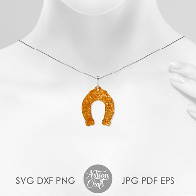 Horseshoe Earrings, SVG, Saint Patrick's day earrings - Artisan Craft - 003