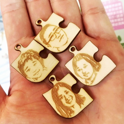 Family Puzzle Charm Family Puzzle Charm - MulaoLaser - 001