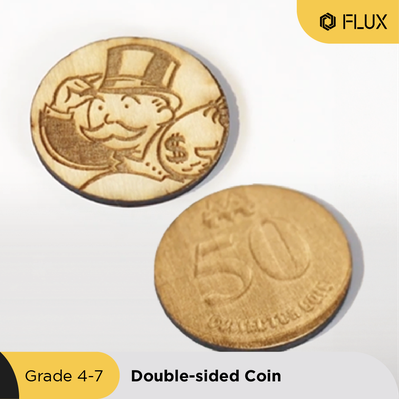 FLUX Curriculum - Double Sided Coin ( for Grade 4 - 7 )