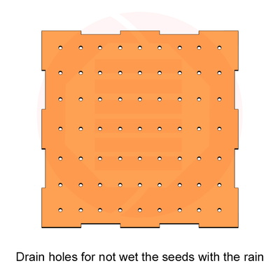 Laser cut Wall bird feeder SVG template woodwork DIY crafts - Daniel San - 003