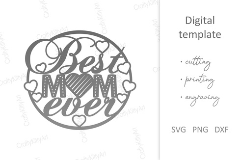 母親節蛋糕裝飾 母親節蛋糕裝飾 - CraftyKittyArt - 001