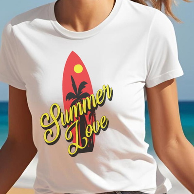 Summer Vibes Retro Vector Illustrator Design
