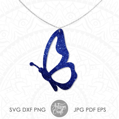 Butterfly wing earrings for laser cutting - Artisan Craft - 005