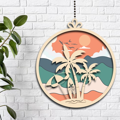 Summer laser cut Design