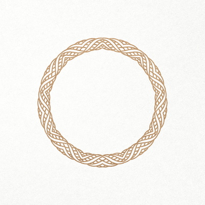 Rope Frame. Round Monogram Celtic Rope. SVG DXF PNG files - CraftyKittyArt - 001