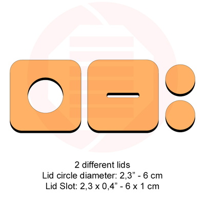 Laser cut Montessori school Permanence box SVG template DIY - Daniel San - 003