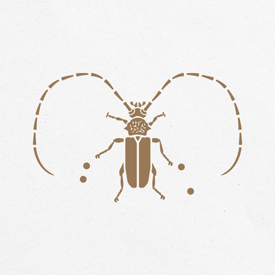 Insect pattern: long-breasted beetle - Noviceworkshop - 001