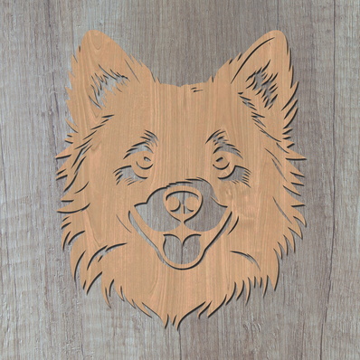 Schipperke Laser SVG Cut File, Schipperke Glowforge File - HappyDesignStudio - 002