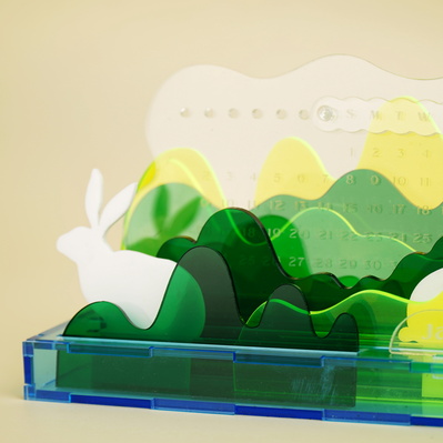 2023 monthly calendar 3d layer design - FLUX Inc - 003