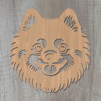 Pomeranian Laser SVG - HappyDesignStudio - 002