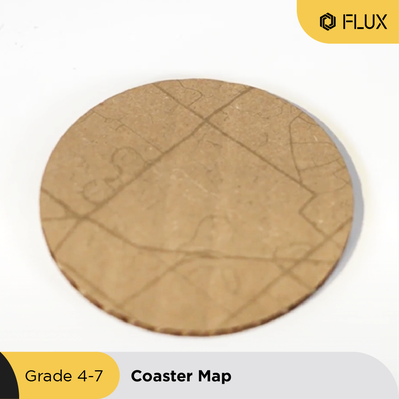 FLUX Curriculum - Coaster Map (for  Grade 4 - 7 )