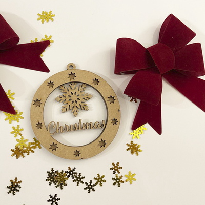 CHRISTMAS ORNAMENTS Baubles Bundle - LaserCutano - 005