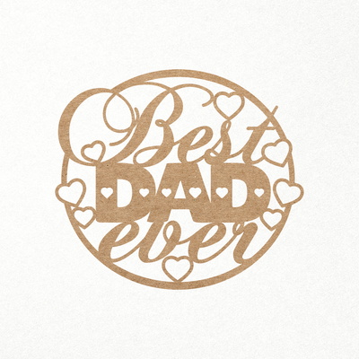 父親節蛋糕裝飾 - CraftyKittyArt - 001