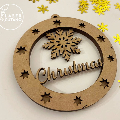 Christmas Tree Ornaments Set - LaserCutano - 005