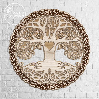 TREE of LIFE Multilayer Wall Decoration - LaserCutano - 004