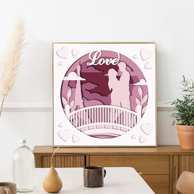 Valentines Day Cut Bundle Gift Decoration Laser Cut Template - LaserCutano - 005