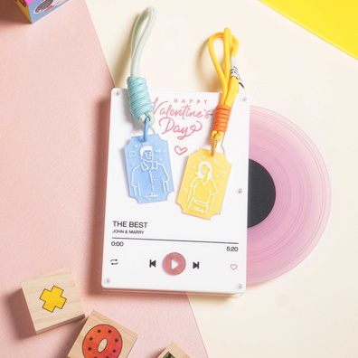 Valentine's Day Musical Keychain