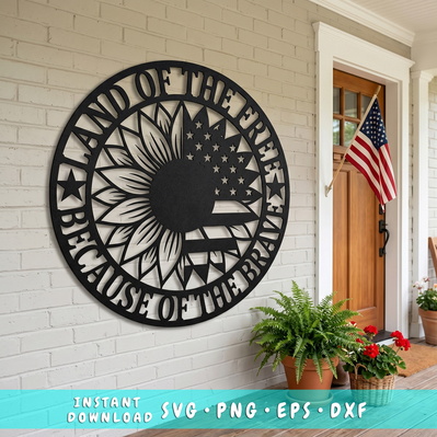 自由之地，因勇敢者而存在 雷射svg