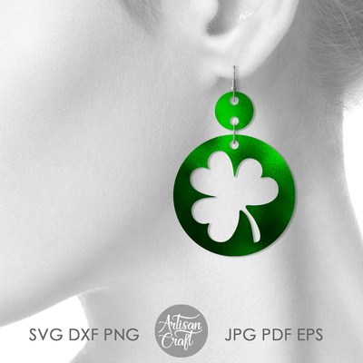 聖派翠克節耳環，四葉草耳環 - Artisan Craft - 002