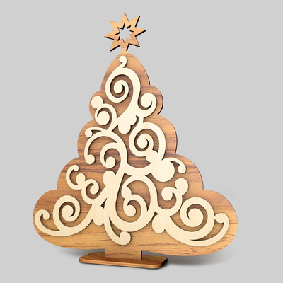 Christmas Decorative Stand Set of 11 - LaserCutano - 002