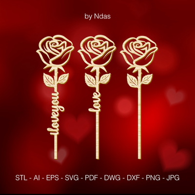 帶著愛的玫瑰，我愛你，空白的情人節禮物