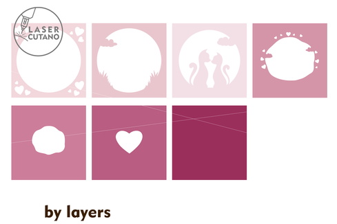 Valentines Day Cut Bundle Gift Decoration Laser Cut Template Valentines Day Cut Bundle Gift Decoration Laser Cut Template - LaserCutano - 002